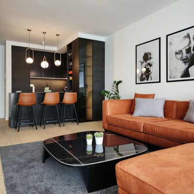 Rental of a stylish 3-room apartment, 97 m², K-District Residential Complex, Belgrade, Serbia